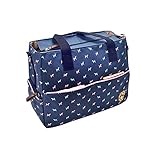 ファッショナブルなWaterProof大容量の赤ちゃんボトルトートバッグ（青）