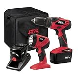SKIL 2888-02 18V Cordless Drill/Driver and Flashlight Kit [並行輸入品]