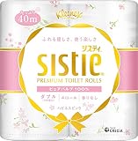 【まとめ買い】クリネックス システィ トイレットティシュー 40M 4ロール ダブル ピンク ×2セット