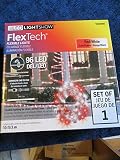 LED Lightshow 10 ft。インドア/アウトドアレッド/ホワイトFlex Tech – クリスマスロープ