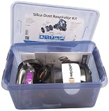 Sundstrom H10-0018 Silica Dust Respirator Kit with SR 200 Silicone Full Face Mask, P100/HE Particula
