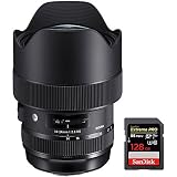 Sigma 14-24mm f/2.8 DG HSM アートレンズ フルフレーム 超広角 Canon EFマウント (212954) Sandisk Extreme PRO SDXC 128GB UHS-1 メモリーカード付き