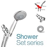 RaiFu シャワーヘッド　セット　隠しインストール　シャワーノズル　ティージョイント　サポートアーム　ホース　バスルーム　浴室　お風呂