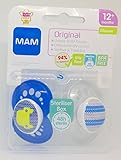 1パック2青Mamスタイル12 + m個のおしゃぶり、 (MAM UK LTD) - MAM Style 12+m Soother, ブルーカーのデザイン 2 per pack [並行輸入品]