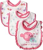 Gerber Baby Girls ' 3パックテリーDribbler Bibs