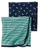 カーターズ Carter's おくるみ ブランケット 2枚組 2-Pack Babysoft Swaddle Blankets フリーサイズ [並行輸入品]