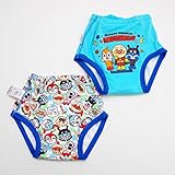 アンパンマン 2枚組 トレーニングパンツ　90ｃｍ/95ｃｍ(IA-5064) (95ｃｍ, ブルー)