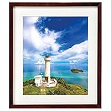 HAKUBA 額縁 MM-01 4切 木製 ブラウン FWMM01-BR4