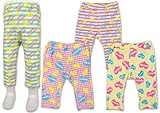 (キャンディヘブン)candy heaven 【candy heaven】 キャンディヘブン 総柄7分丈 ベア天竺 レギンス スパッツ 80cm/90cm/95cm 90 ボーダーピンク