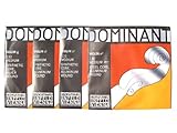 バイオリン弦 Thomastik Dominant/ドミナント弦 1/8+1/10サイズ兼用 EADG線 No.130 E線（ボールエンド弦）+No131 A線+No.132 D線+No.133 G線 1/8+1/10兼用セット E/A/D/G弦セット
