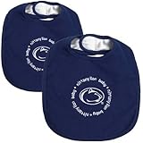 Baby Fanatic Team Color Bibs, Penn State University, 2-Count by Baby Fanatic [並行輸入品]