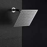 Ufaucet High Pressure Best Rainfall ShowerHeads,Brushed Nickel Finished Massage Showering Components