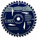 Century Drill and Tool 10206 Finishing Contractor Series Circular Saw Blade, 7-1/4-Inch by 40T [並行輸入