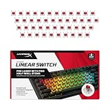 HyperX メカニカル キーボードスイッチ リニア 赤軸 5ピン アクチュエーションポイント 1.8mm ストローク 4mm 荷重 40g ルブ(潤滑油塗布)済み 2年間のメーカー保証 85U07AA