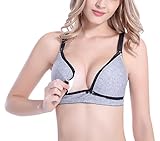 Aivtalk BRA レディース US サイズ: XXL(Fit for 40D 42B 42C 42D) カラー: グレー