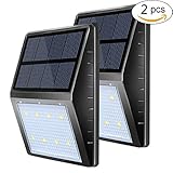 8LED ワイヤレス 人感 センサー ライト (屋外照明 夜間自動点灯), Solarmks® ソーラー 太陽発電 防水 壁掛け式 電気 (防犯防災 玄関 ガーデン 駐車場 庭 軒先 テラス ガレージ