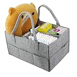 ZILONG おむつストッカー オムツ 収納ケース おしりふき赤ちゃん 収納ボックス 折りたたみ 収納箱 赤ちゃん ベビー用品 収納バック 出産祝い ギフト おもちゃ 雑物収納 小物整理 便利 グレー