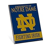 NCAA Notre Dame Fighting Irishイーゼルサイン、8 x 10インチ、マルチ