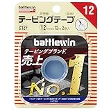 ニチバン バトルウィンテーピングテープ 非伸縮タイプ 12mm幅 12m巻き 2巻入り×11個