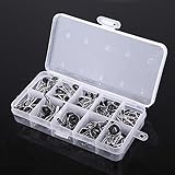 Gomard（TM）釣り竿ガイド80pcs /セットロッド先端修理キットロッドDIYアイリングツールアクセサリー釣り伸縮釣りロッドガイドタックル