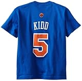 NBA New York Knicks Jason Kidd Youth 8 – 20半袖Name & Number Tシャツ L ブルー
