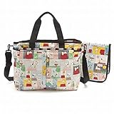 レスポートサック バッグ マザーズバッグ LESPORTSAC 7532 Ryan Baby Bag P687 SNOOPY PATCHWORK 並行輸入品