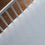 Lolli Living Woods Fitted Sheet, Aqua Herringbone by Lolli Living [並行輸入品]