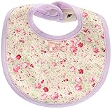 Bijoux & Bee(ビジュー&ビー) 花柄&スワン柄ビブ<日本製> 花ピンク