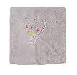 PETIT PRAIA Fruit Farm Soft Polar Blanket Breathable Fleece Embroidered with Application (110 x 75 c