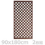 旭興進 JJウッドラティス1890(2枚組) TC-WPC1890 BR*2 ブラウン