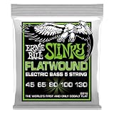 【正規品】 ERNIE BALL 2816 ベース弦 5弦 (45-130) 5-STRING FLATWOUND REGULAR SLINKY BASS フラットワウンド・レギュラー・スリンキー