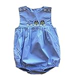 Sassy Smock SHIRT ベビー・ボーイズ カラー: ブルー