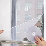 YunShuo 2pcs White Anti-Insect Fly Bug Mosquito Window Curtain Net Mesh Screen Protector