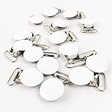 Mamimami Home おしゃぶりホルダー 金属 ラウンド グリップ DIY アクセサリー おしゃぶり　噛むおもちゃ　ママ看護ジュエリー　作りため　[20個]