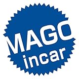 imoninn MAGO in car ステッカー　【シンプル版】　No.39　丸型ロゴ　（青色）