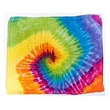 Super Nova Adult Bamboo Blanket - Tie Dye - Rainbow by Austin Tie Dye Co [並行輸入品]
