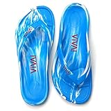 [VIVA! ISLAND] SANDALS(ビバアイランド) FLIP FLOP ビーチサンダル White/Blue/41 (26.0～26.5cm)