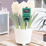 Neewer® 3-in-1　土壌水分/ PH値/日射量センサーメーター　ガーデニング、農業、屋内/屋外植栽に最適