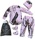 Camo Chique PANTS ベビー・ガールズ US サイズ: Newborn-3M 6-8 pounds