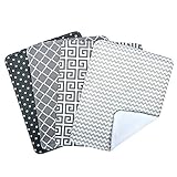 Trend Lab Ombre Gray Bouquet 4 Piece Burp Cloth Set by Trend Lab [並行輸入品]