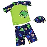 Jojobaby キッズ ボーイズウェア サーフィンスーツ 日焼け防止 ビーチスイムウェア 水着 US サイズ: Small / 2-3 Years カラー: グリーン