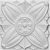 Ekena Millwork ROS15X15FA 5 7/8-Inch W X 5 7/8-Inch H Fairfax Large Rosette [並行輸入品]