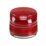Federal Signal 141ST-120R Electra Flash Strobe Warning Light, Single Flash, Surface or Pipe Mount, 120 VAC, Red by Federal Signal