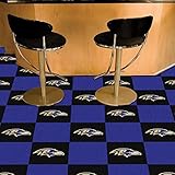 FanmatsチームファンギアBaltimore Ravensカーペットタイル18 " x18 "タイルnfl-8548