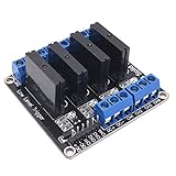 IPOTCH 24V 4 チャンネル　G3MB-202Pソリッド　ステート　リレー　モジュール　抵抗ヒューズ付き　アクセサリー　交換部品