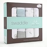 エイデンアンドアネイ Aden + Anais おくるみ 4枚セット swaddling wrap(カラー：03/liam・the・brave)【並行輸入】