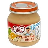 Cow & Gate Juicy Fruit Crumble 6mth+ (125g) 牛とゲートジューシーなフルーツ崩れる6Mth + （ 125グラム）