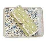 あかちゃんといっしょ よだれカバーWide 2WAY グリーンドット/ブルーフラワー