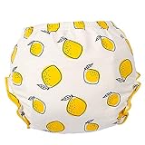 D DOLITY 全４サイズ３種類　赤ちゃん　トイレトレーニングパンツ おむつ トイレ 布おむつ　トレーニングパンツ - 洋梨, 90