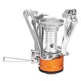 超軽量アウトドアキャンプバックパッキングストーブポータブルブタンバーナーwith Piezo Ignition